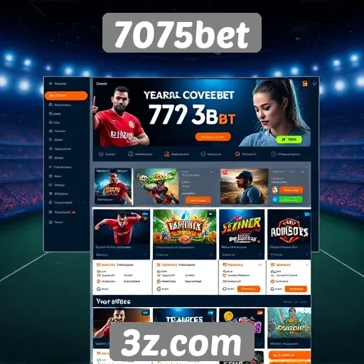 Interface do usuário do 7075bet e experiência de navegação